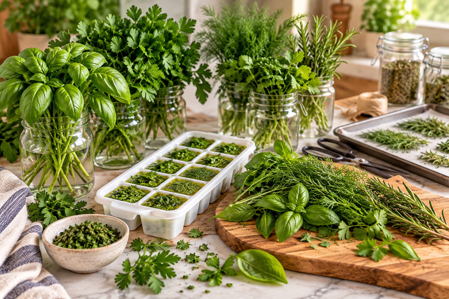 Freezing & Storing Fresh Herbs