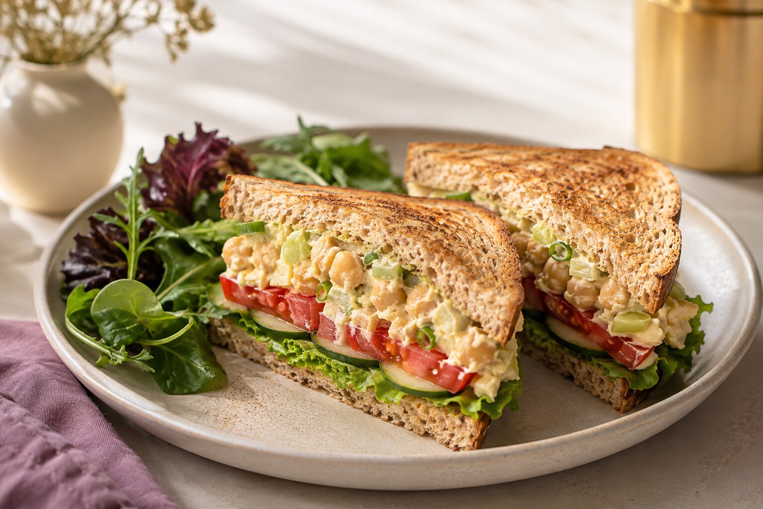 Chickpea Salad Sandwich