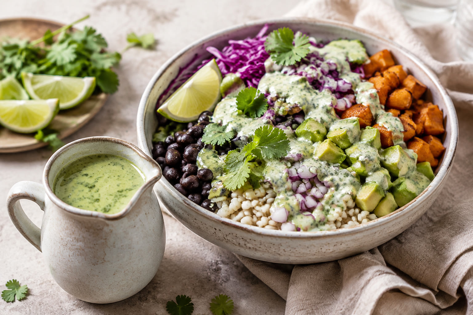 Cilantro-Lime White-Bean Dressing