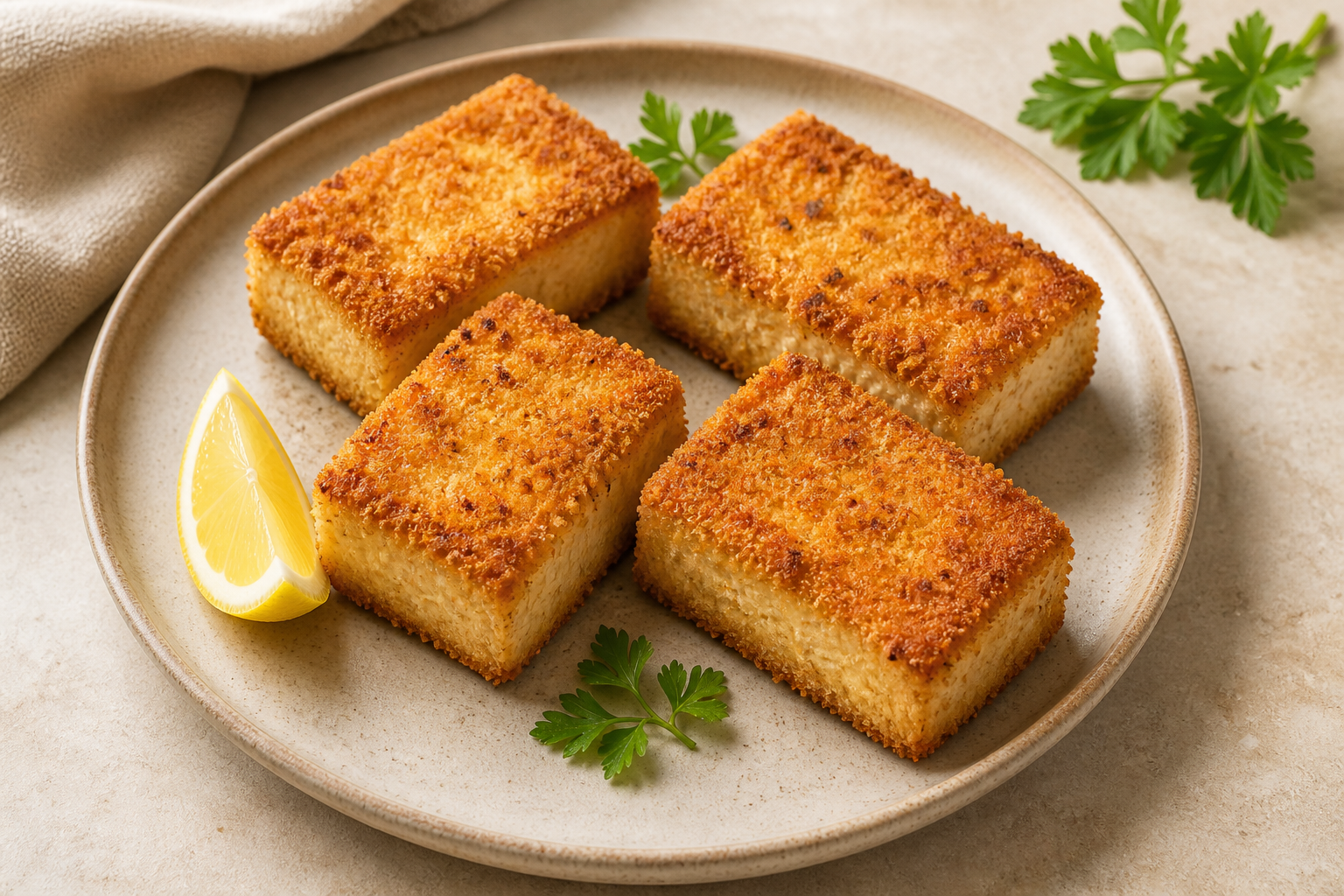 Crispy Breaded Tofu