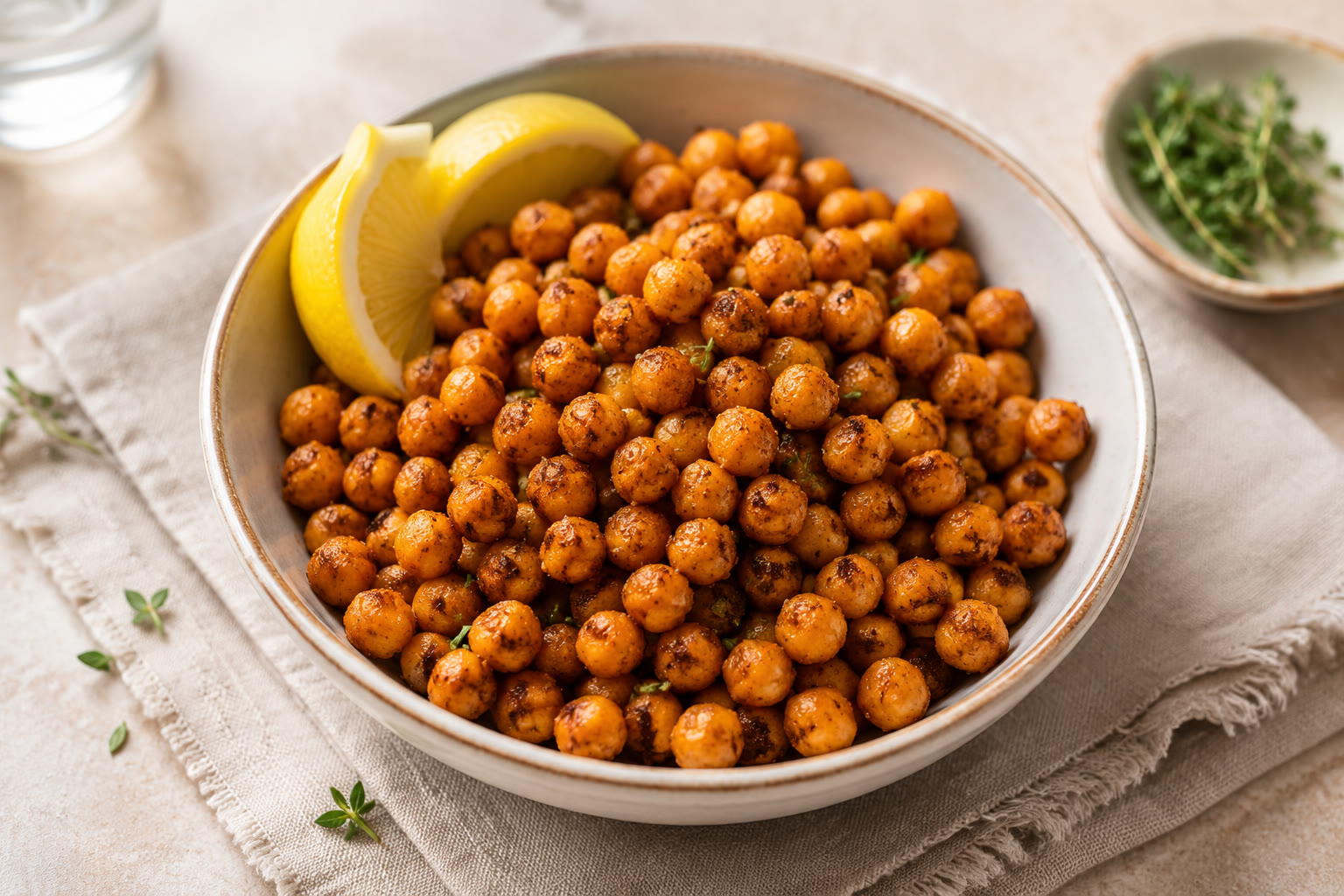 Crispy Roasted Chickpeas