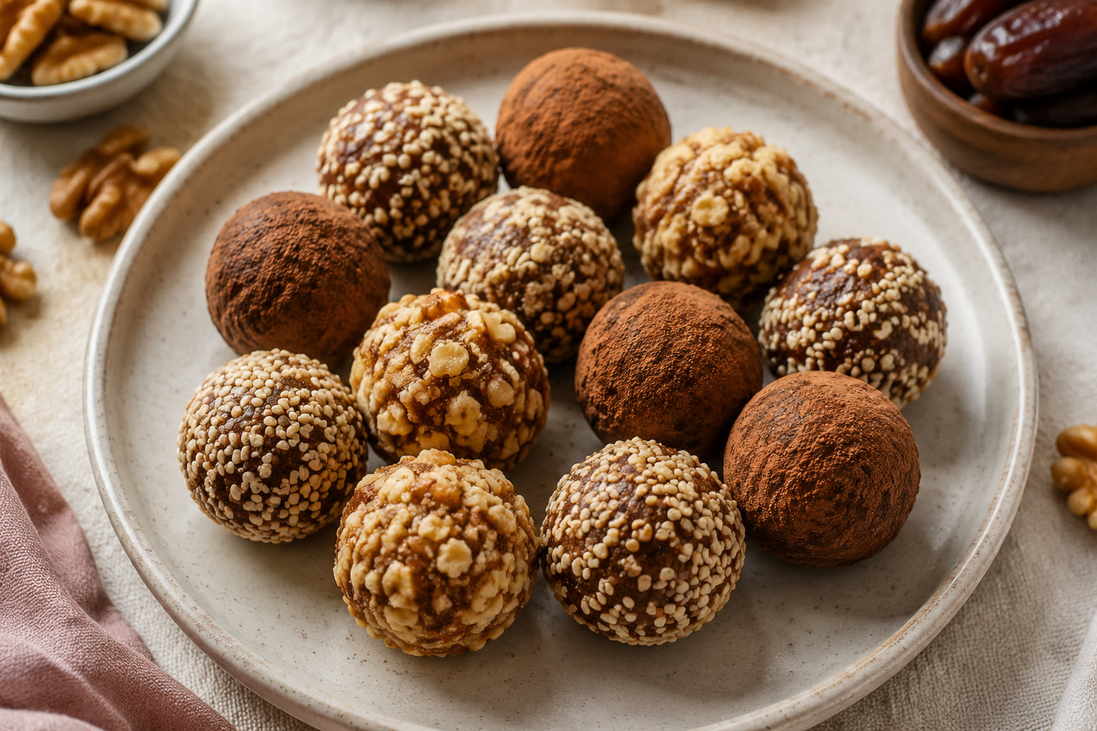Date & Walnut Energy Bites