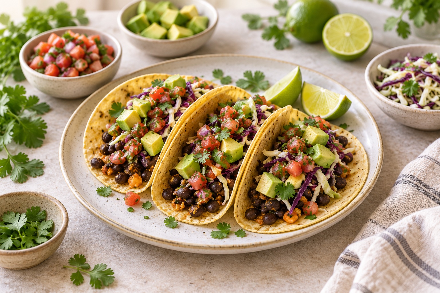 Easy Black Bean Tacos