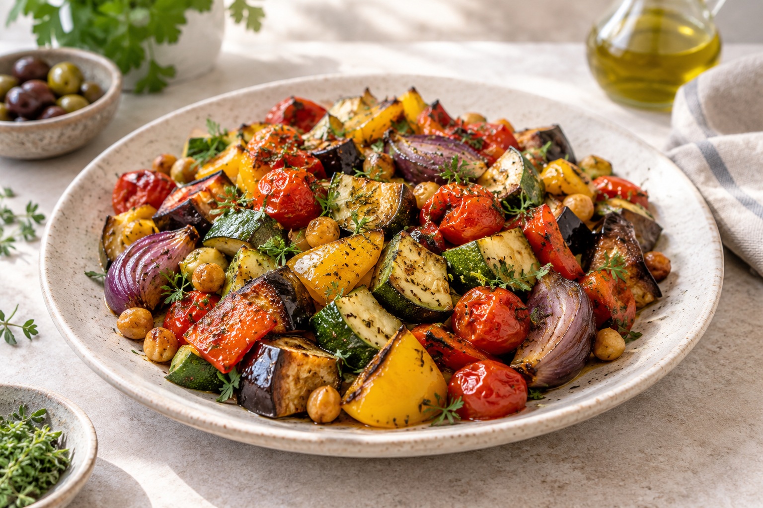 Mediterranean Roasted Vegetables