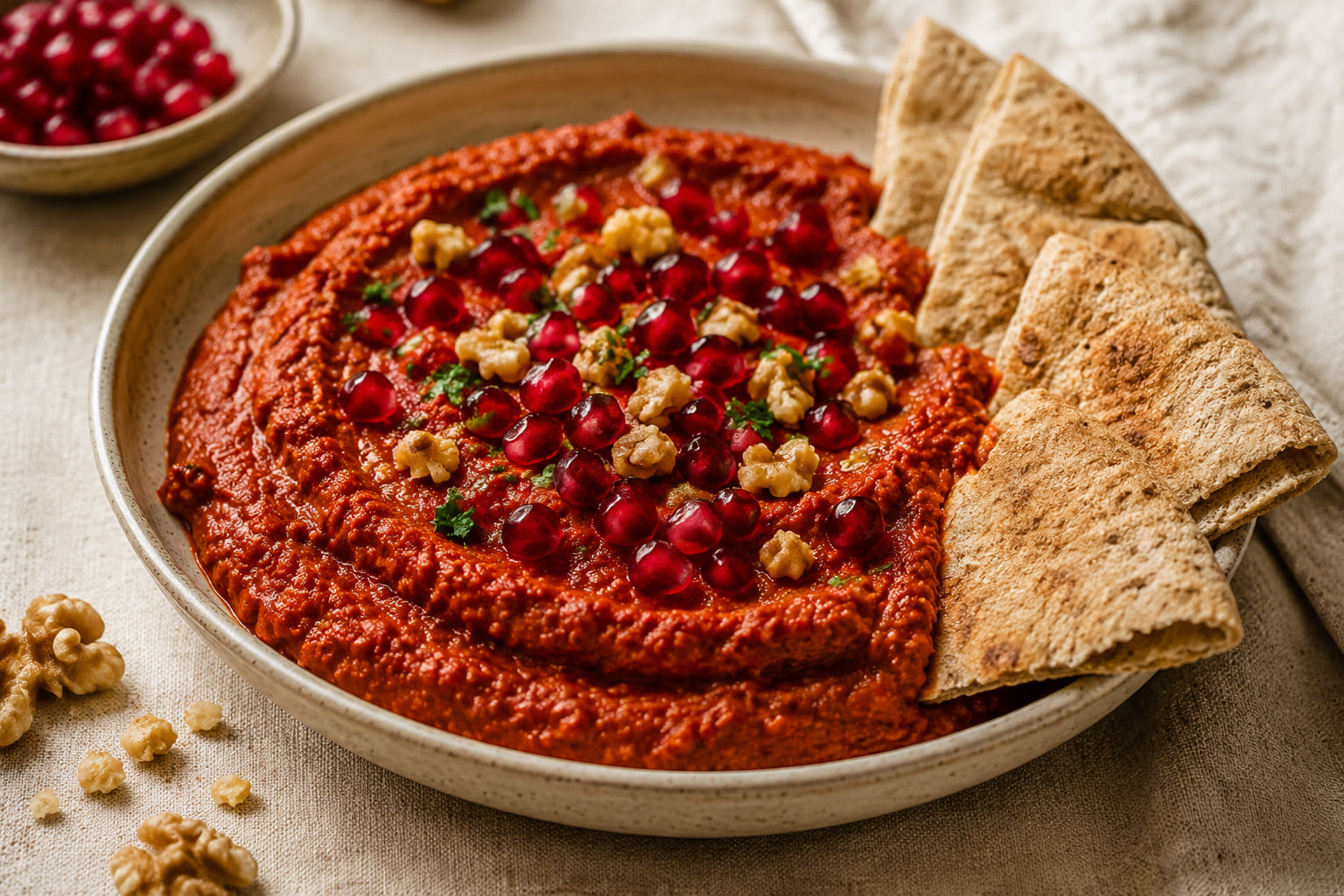 Roasted-Pepper & Walnut Muhammara