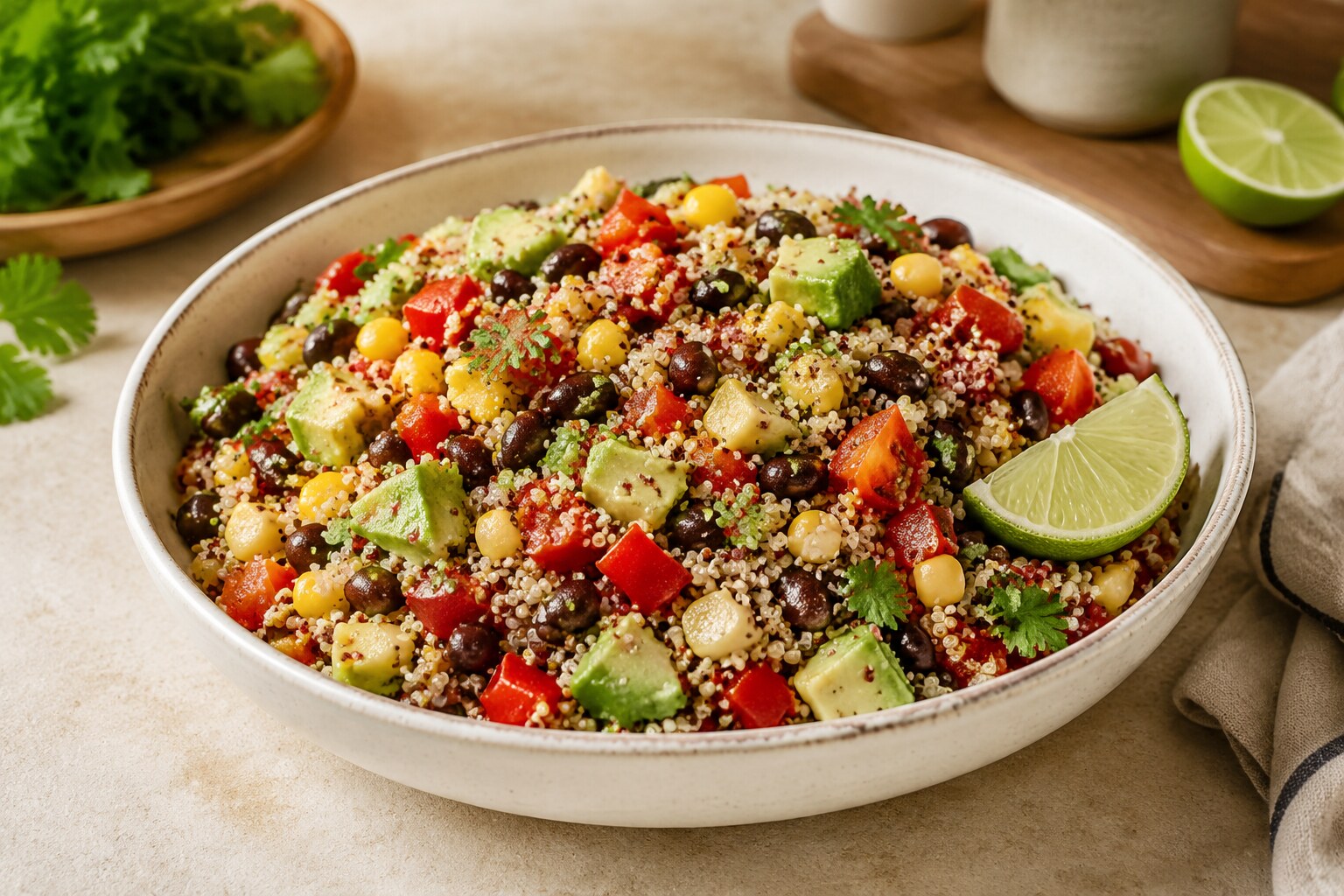 Quinoa, Corn & Black Bean Salad