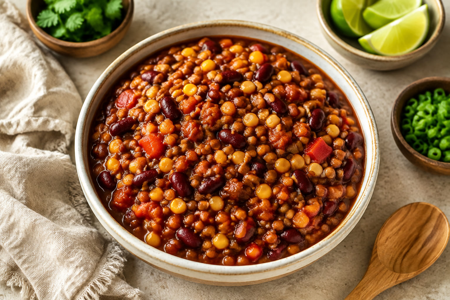 Slow-Cooker Lentil Chili