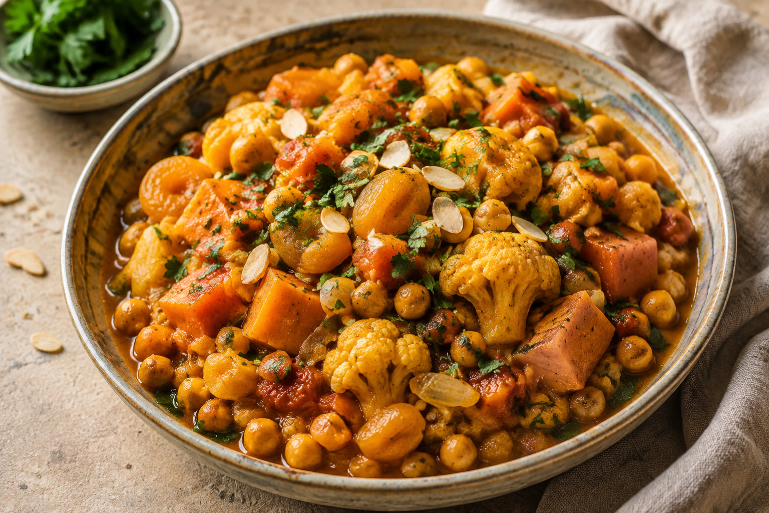 Slow-Cooker Moroccan Vegetable Tagine