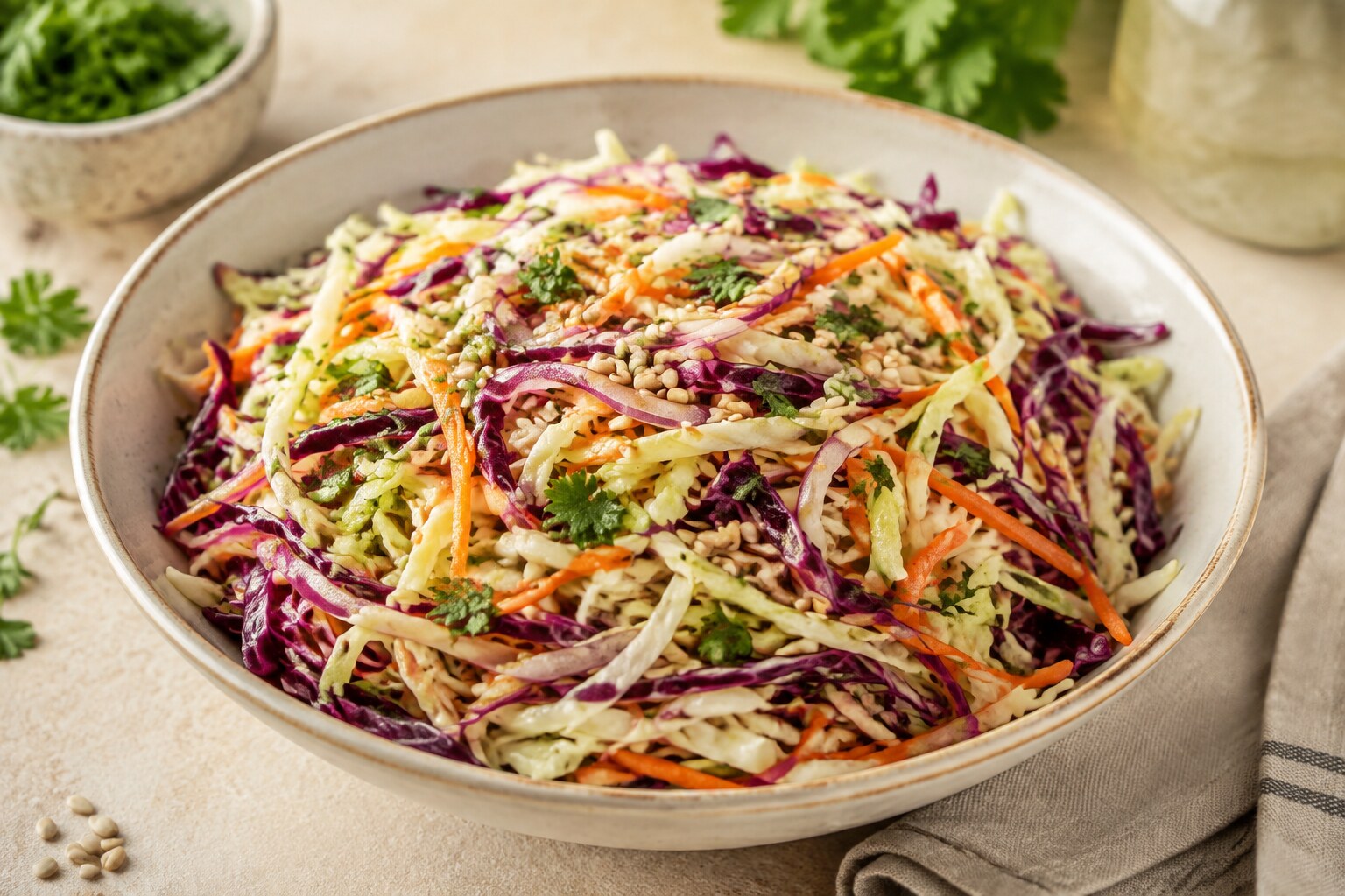 Tangy Vinegar Coleslaw